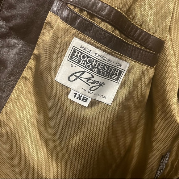 Rochester Big & Tall by Remy Leather Jacket - Picture 5 of 7